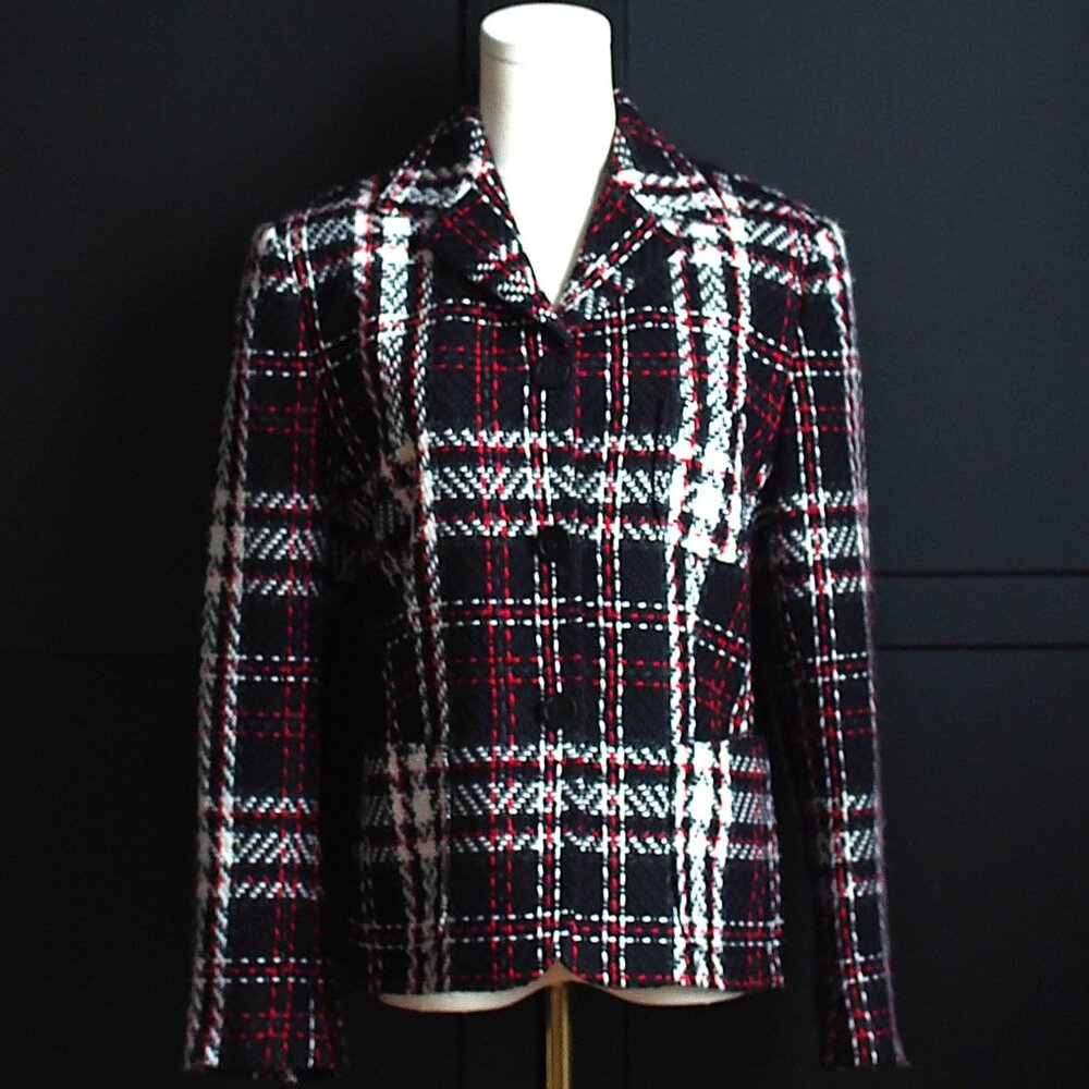 Marc Aurel | Tweed Wool Blend Jacket